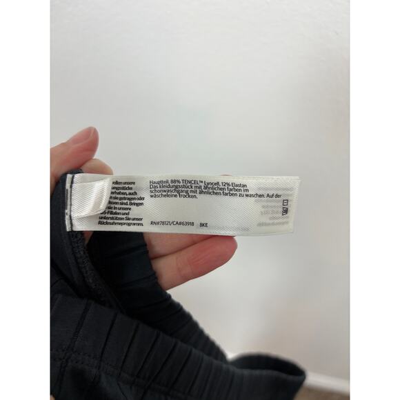 Eileen Fisher Tencel Wide Rib Straight Pant High Rise Casual Pull On Small - Picture 6 of 6